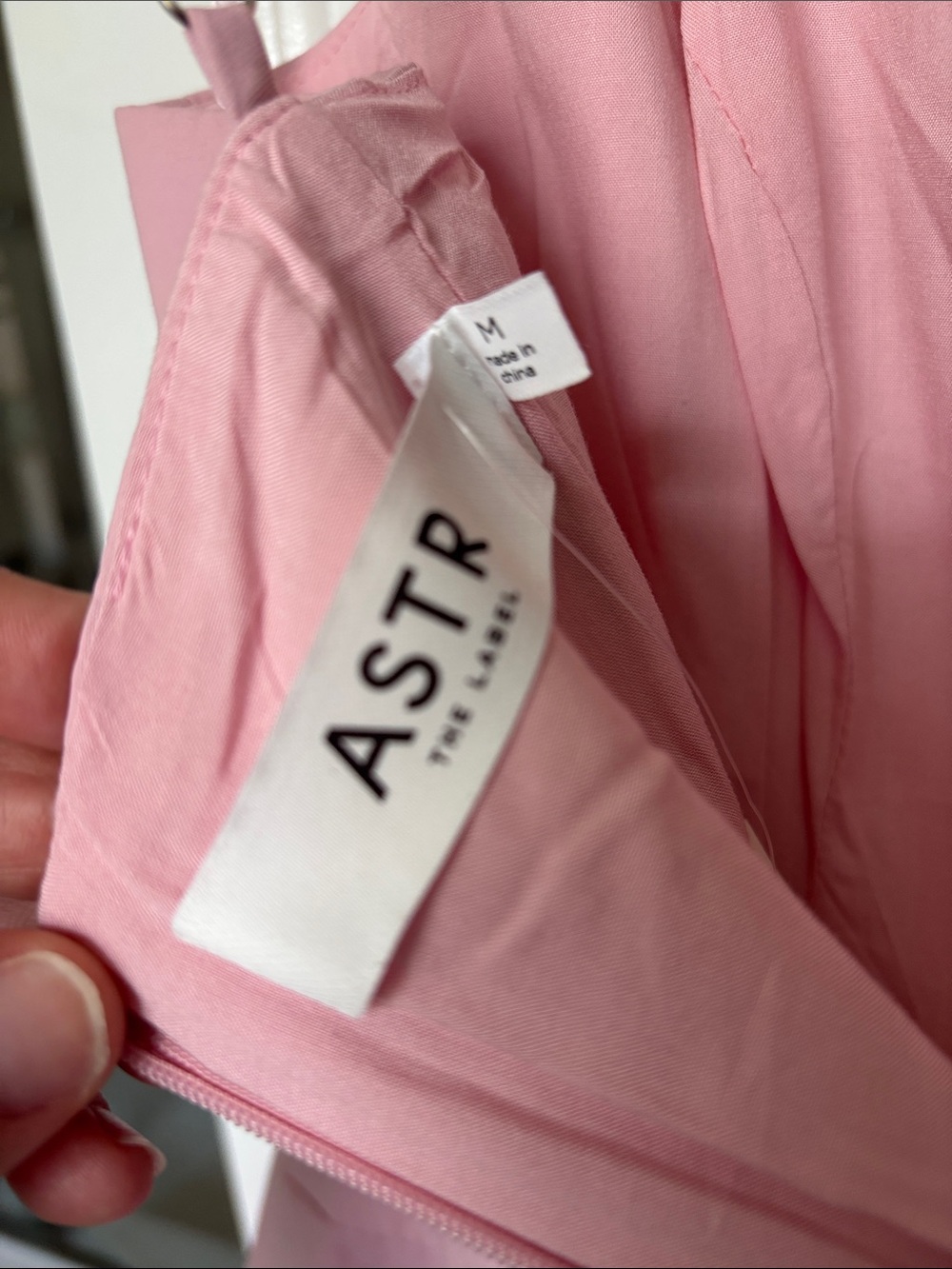 NWT Anthropologie ASTR The Label Tionna Sleeveless Bubble Mini Dress size M PINK - Picture 8 of 12